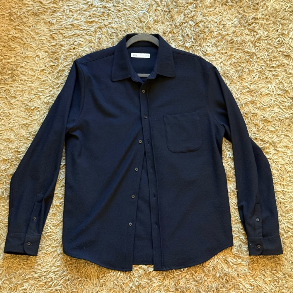 Men's Navy Blue Shirt
